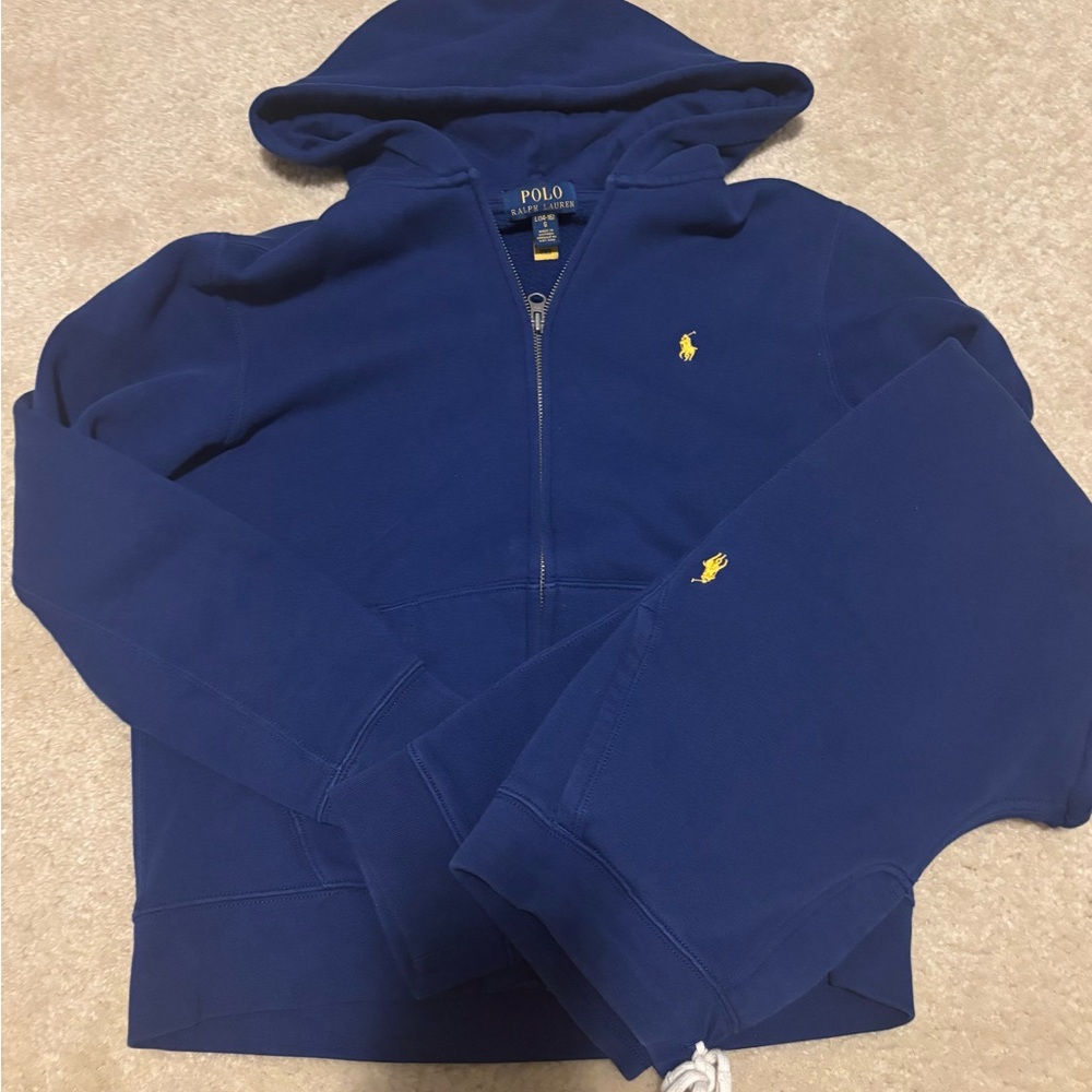 Polo by Ralph Lauren Kids Navy Blue Hoodie Jacket with Pants